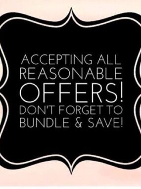 Black Smartphone Accessories Sign - Accepting All Reasonable Offers